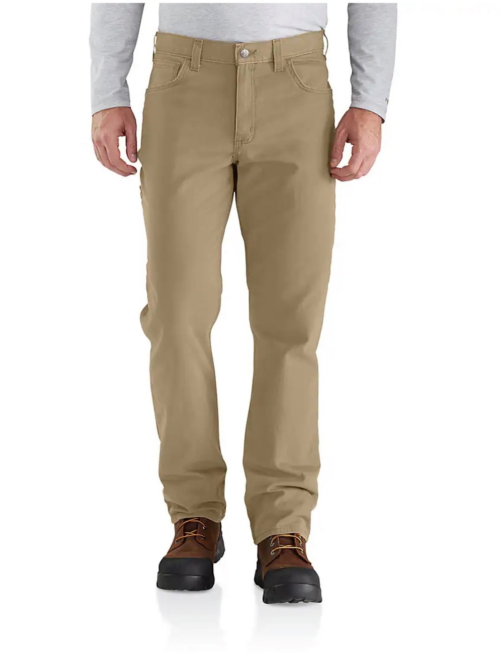 Carhartt Men’s Relaxed Straight Rigby Pant Size 38x32 Dark Khaki Workwear EUC